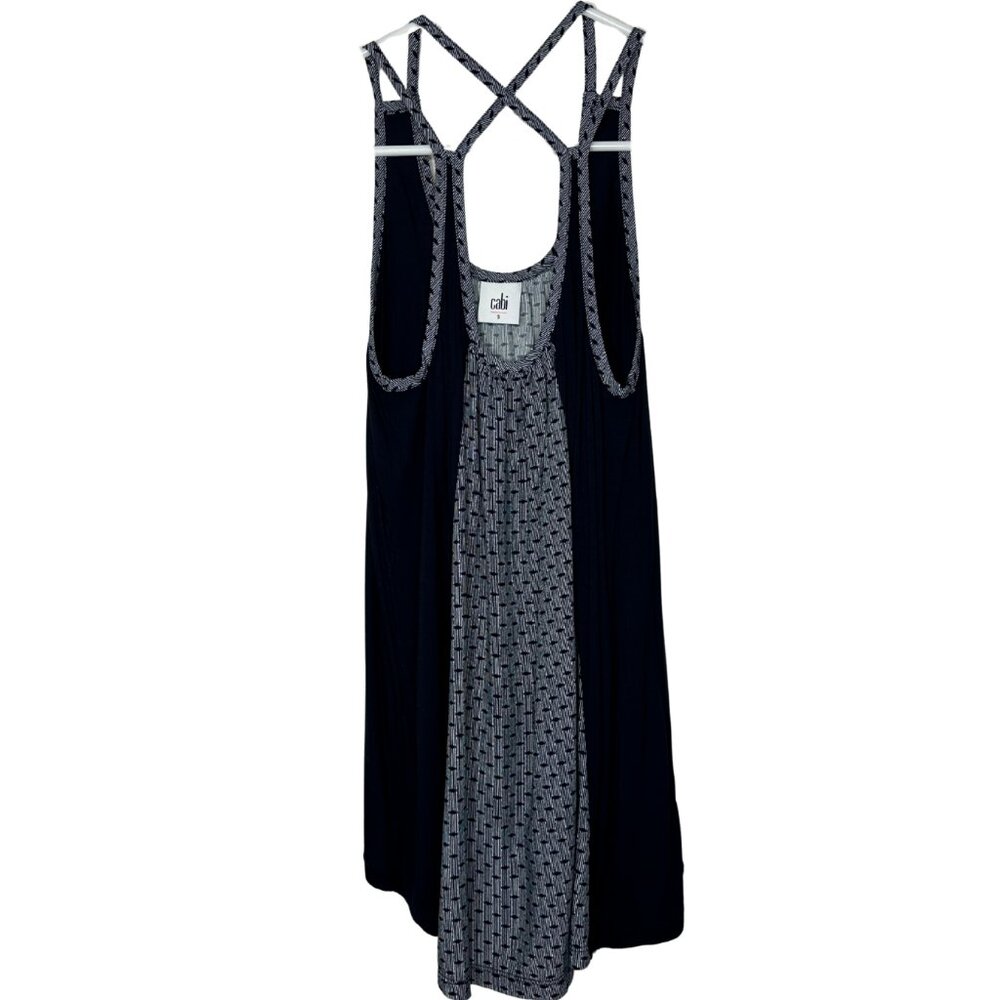 CAbi Navy Cross Back Tank Top 5202